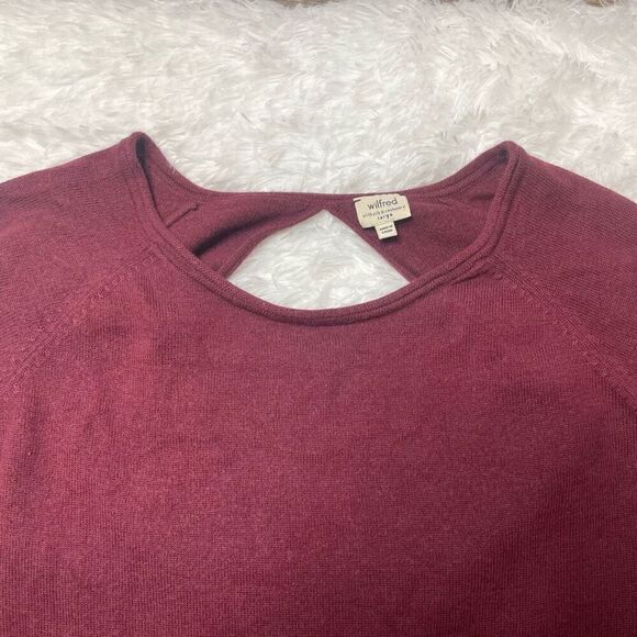 Club Monaco Sweater Womens Large Pullover Silk Cashmere Open Back Long - Picture 3 of 10
